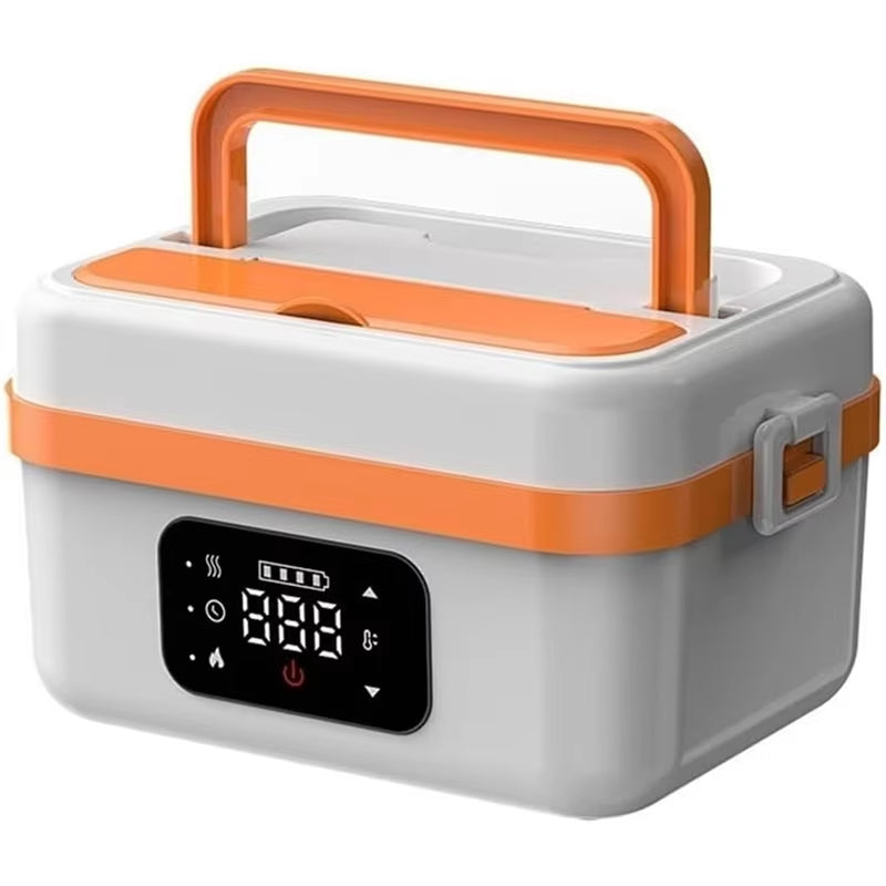 Cordless Electric Lunch Box 1L for Adults Self-Heating Food Warmer Portable for Indoor Outdoor Office Camping UK Plug